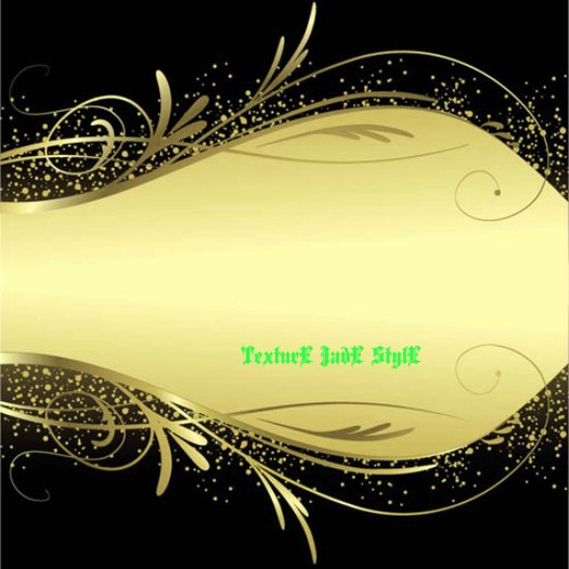 Texture Wall Abstrat image Black/Gold Classic