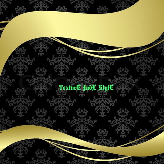 Texture Wall Black/Gold oriental image 