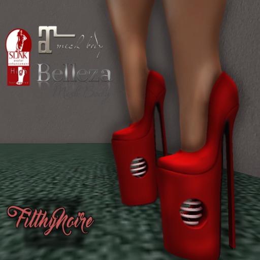 F.Noire - Trollop Heels Red (Wear To Unpack)