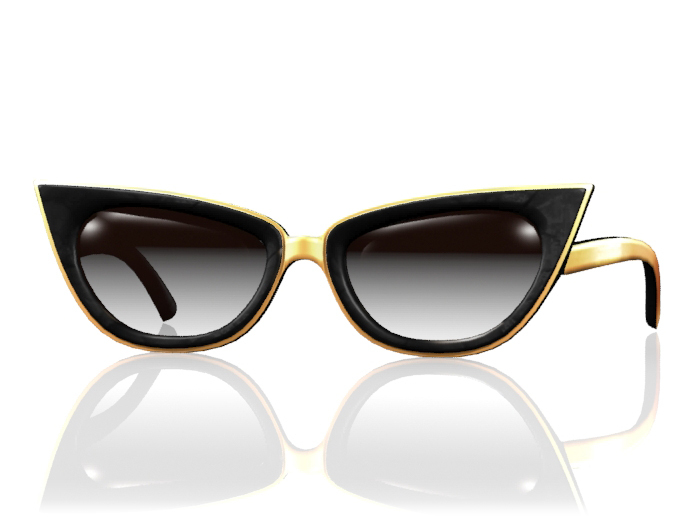 Garbaggio // Cateye Shades - Black