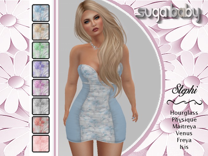 Stephi Dress w/HUD (Floral)