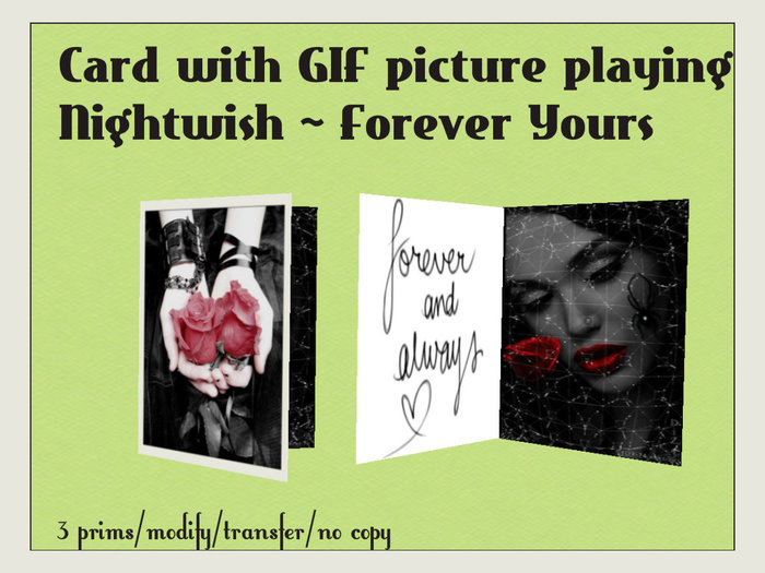 Love Card playing   Forever Yours