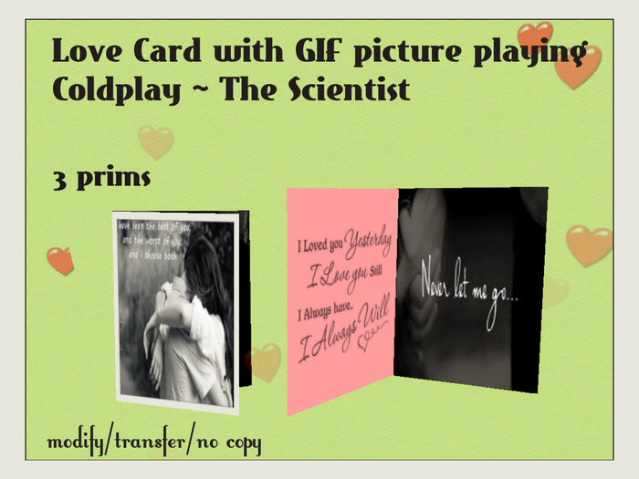 Love Card  +++ The Scientist  +++