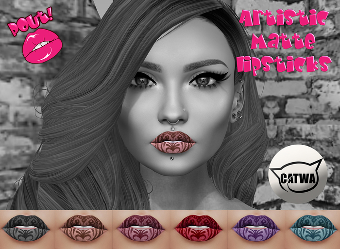 [POUT!] Artistic lipsticks Collection CATWA