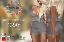. KAROL ROSE .50% OFF(1Week) "Carolina" Dress gray Slink, Slink Hourglass, Maitreya, Belleza