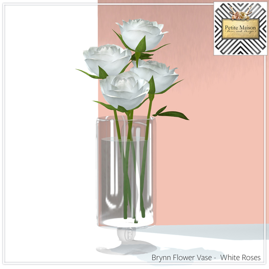 {Petite Maison} Brynn Flower Vase: White Roses