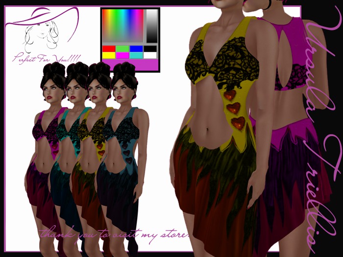 0005025 Mini Dress Salsa (HUD)
