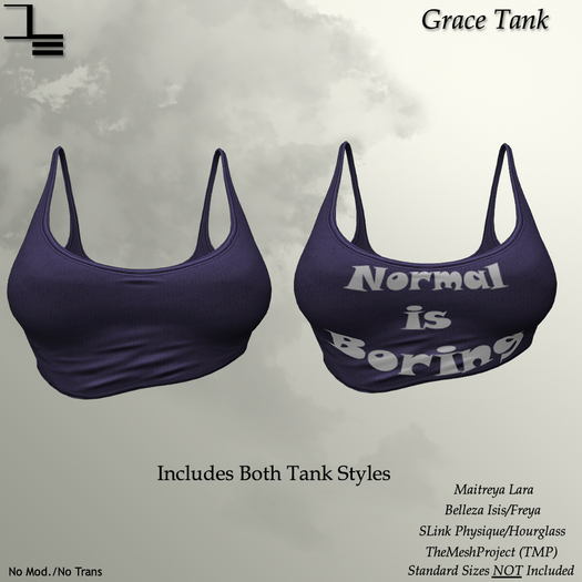 DE Designs - Grace Tank - Purple