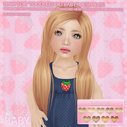 ToddleeDoo Hair SUSIE - Blondes {BABY only}