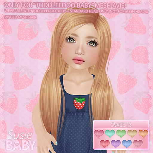 ToddleeDoo Hair SUSIE - Sweets {BABY only}