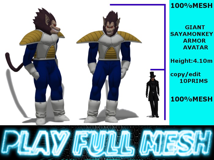 **Giant Armor Sayamonkey Avatar**PlayFullMeshmp