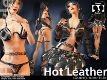 HOT LEATHER Dark Fantasy Costume | Complete FULL LOOK Avatar