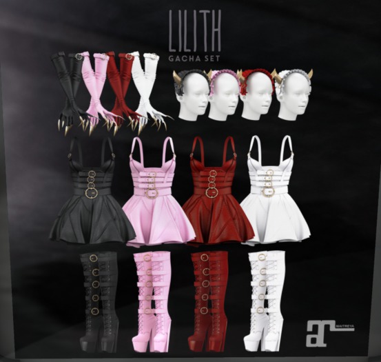 Violent Seduction - Lilith Gloves (Pink)