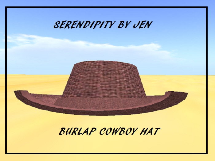 Serendipity JC_BURLAP Cowboy Hat