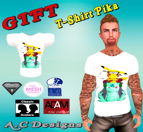 T-Shirt Pika Gift