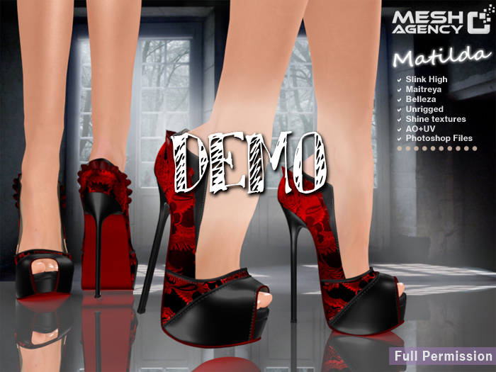 ::MA:: High Heel "MATILDA" - Maitreya, Slink, Belleza - FULL PERM DEMO