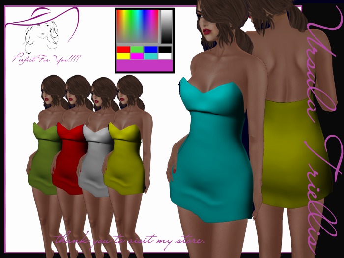 0005031b Mini Dress Solid (HUD)