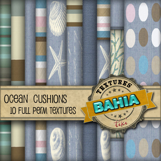 Bahia Tiki- Ocean Cushion Texture Set