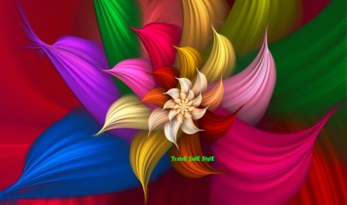 Texture Wall Flower abstrat color