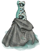 ALB JANNA gown wearable DEMO - mesh to SLink, Maitreya, fitted, Classics