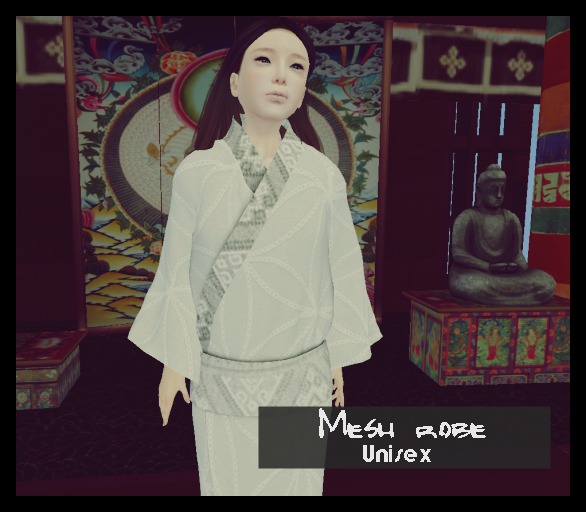 White robe Unisex -wear me-