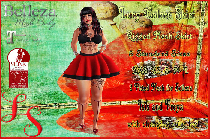 ~LS~Lucy's Skirts With Color HUD<<PROMO>>