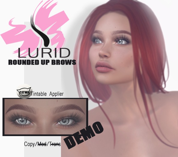 DEMO Lurid high rounded Brow Catwa Applier (ADD ME)