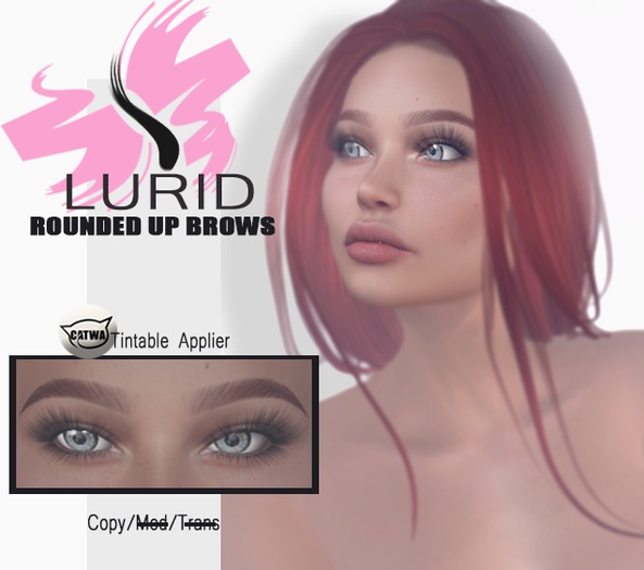 Lurid Rounded Up Brows Catwa Tintable Applier