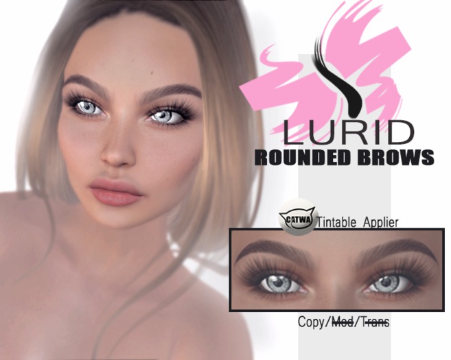 Lurid rounded Brow Catwa Applier (ADD ME)