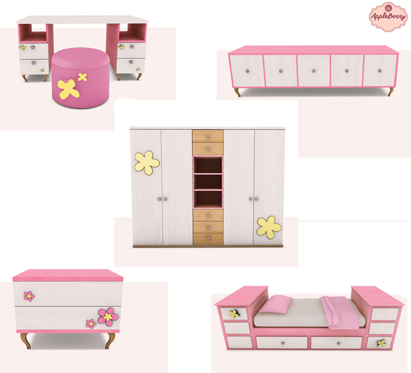 .ab - Amelia's Bedroom Set_Pink [add]