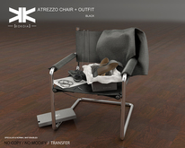 Atrezzo :: Chair & Outfit :: {kokoia} :: Black