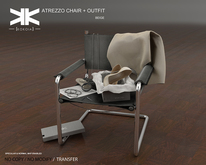 Atrezzo :: Chair & Outfit :: {kokoia} :: Beige