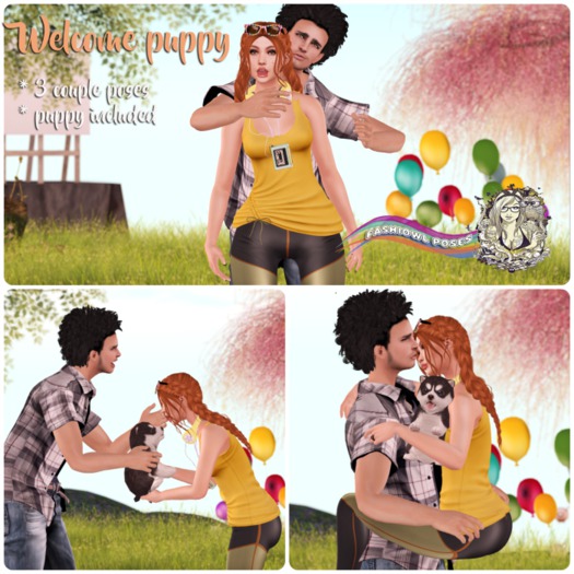 = Fashiowl Poses = Welcome Puppy 