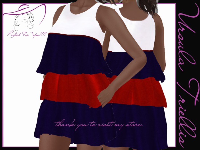 0005036 Mini Rufled Dress
