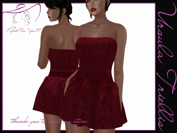 0005218 Mini Lace Dress