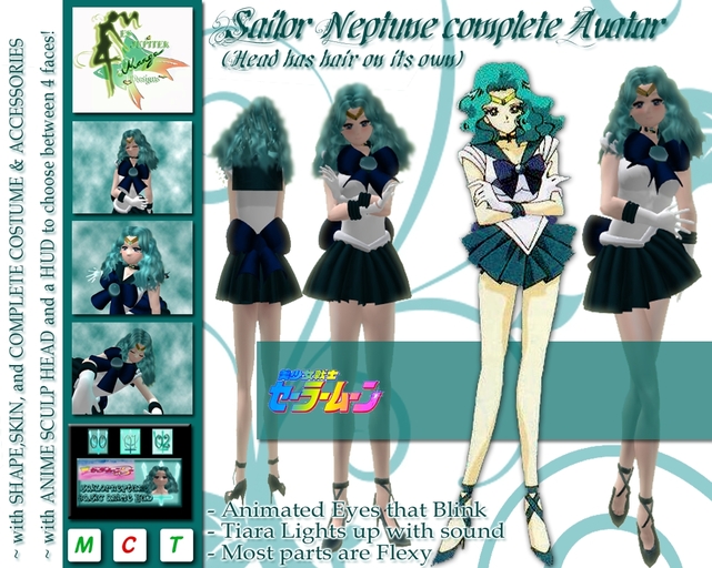 ♆  SAILOR NEPTUNE COMPLETE AVATAR ♆ 