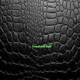 Texture Leather Fabric Crocodile Black