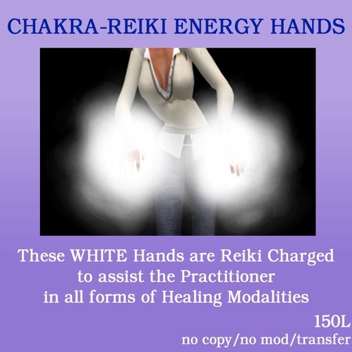 WHITE Chakra - Reiki Hands