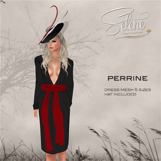 [Selene Creations] Perrine Black/Red