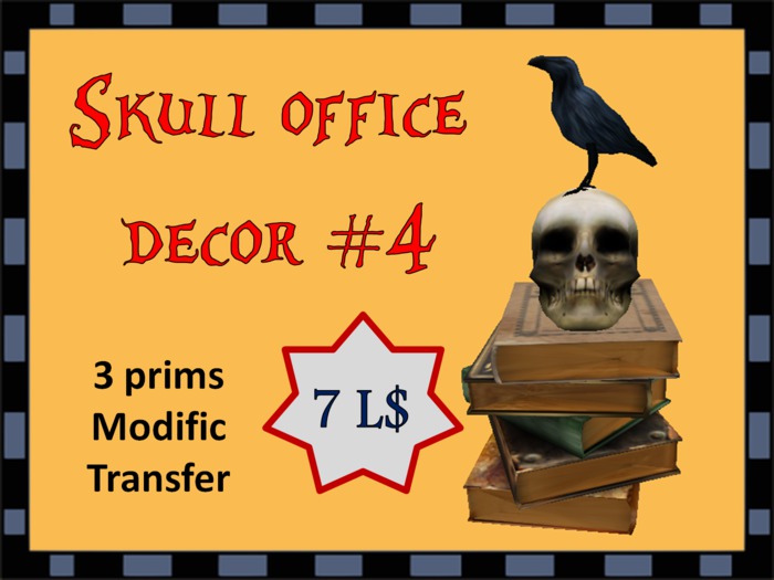 Skull office decor #4