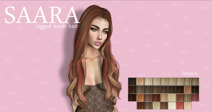 MLT SAARA MESH HAIR - FATPACK