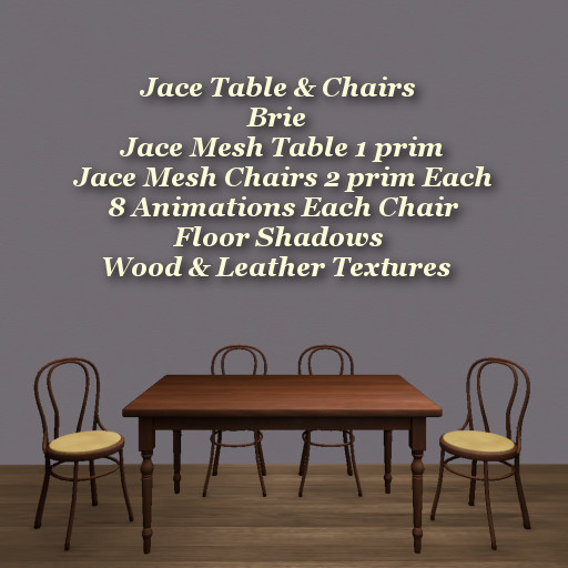Jace Table & Chairs Brie