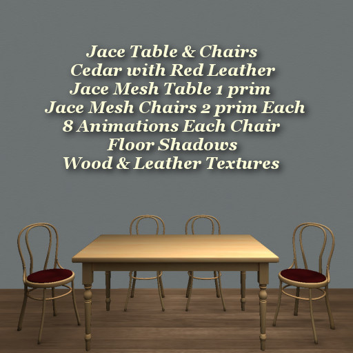 Jace Table & Chairs Cedar