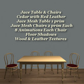 Jace Table & Chairs Cedar