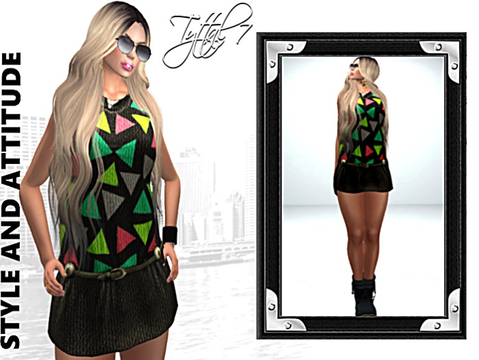 **T7- Tank Dress With Belt