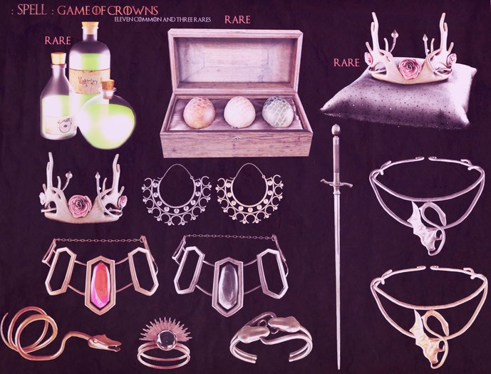 SPELL : Melisandre's Necklace {silver & black}