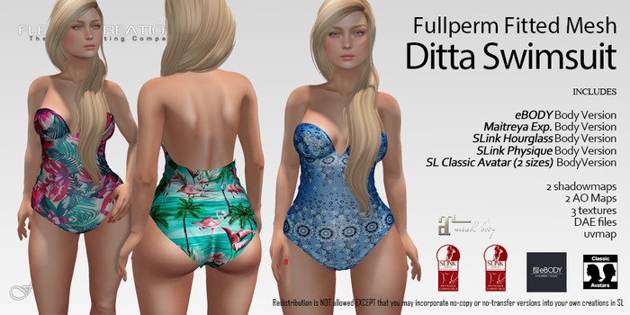 FLECHA Ditta Swimsuit Fullperm