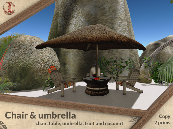 Chair & umbrella