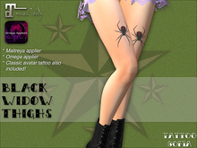 * Tattoo Sofia * Black Widow Thighs