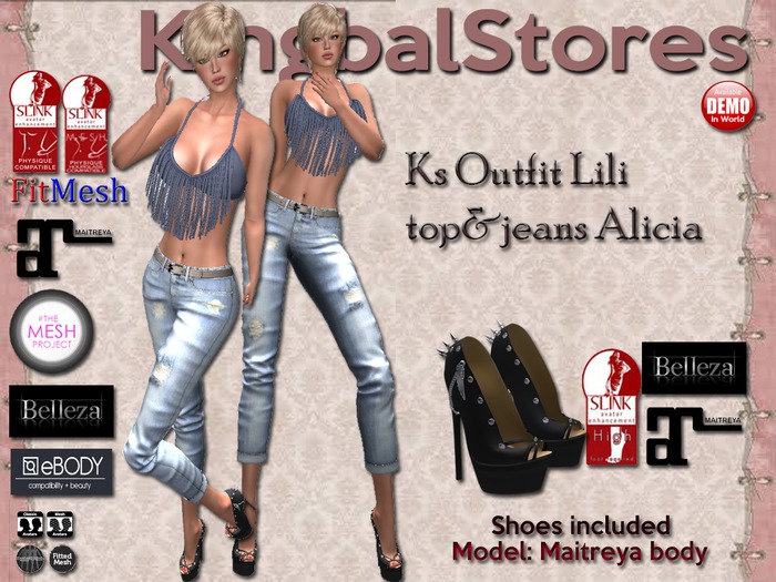 KS OUTFIT LILI TOP&JEANS ALICIA